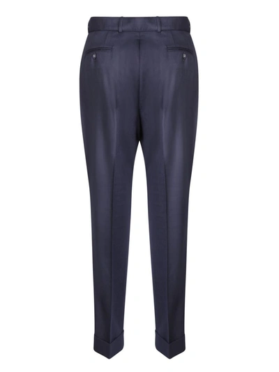 Shop Officine Generale Trousers In Blue