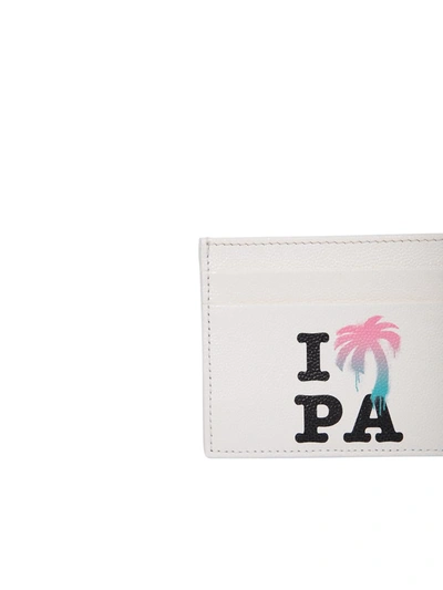 Shop Palm Angels Wallets In White