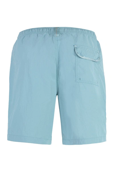 Shop Parajumpers Nylon Swim Shorts In Blue