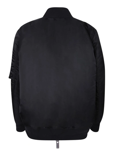 Sacai Black Regular Fit Bomber Jacket In Black