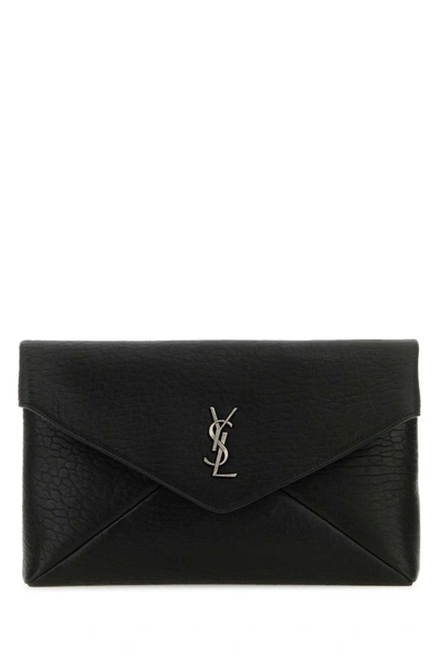 Shop Saint Laurent Beauty Case. In Black