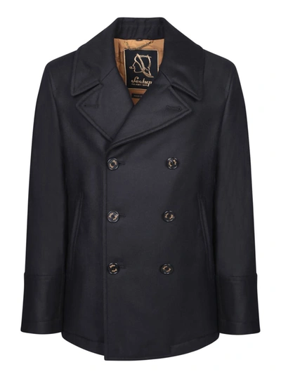 Sealup Amalfi Black Peacoat In Black