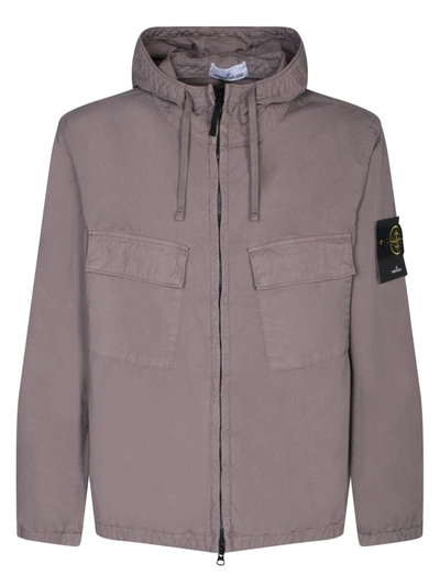 Shop Stone Island Jackets In Grey