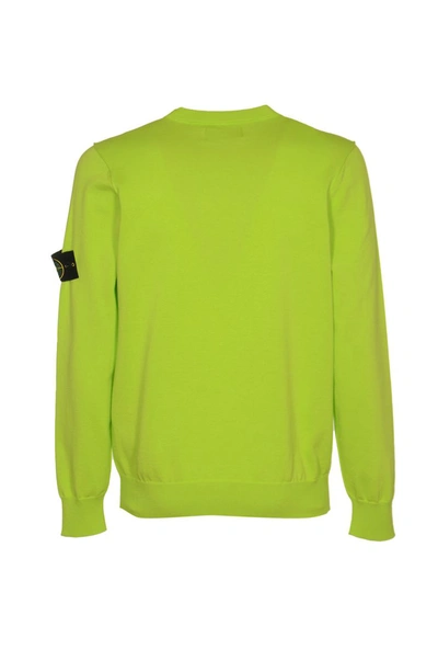 Shop Stone Island Sweaters Yellow