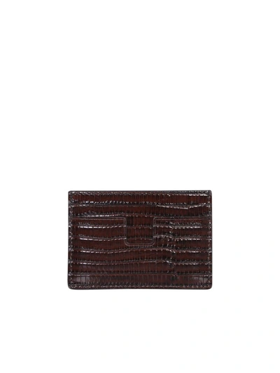Shop Tom Ford Wallets In Brown
