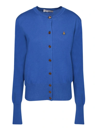 Shop Vivienne Westwood Cardigans In Blue
