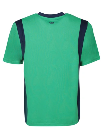 Shop Y-3 Adidas T-shirts In Green