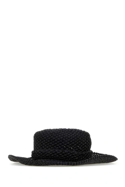 Shop Valentino Garavani Hats And Headbands In Black