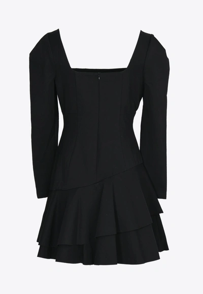 Shop Elliatt Brianna Mini Tiered Dress In Black