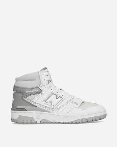 Shop New Balance 650 Sneakers White / Grey In Multicolor