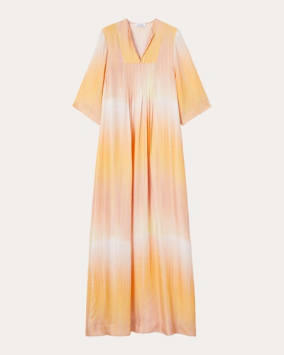 Shop Rodebjer Women's Bari Sunset Maxi Dress In Marigold
