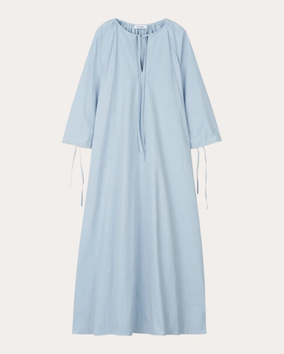 Shop Rodebjer Women's Galaxy Pulp Cotton Dress In Blue