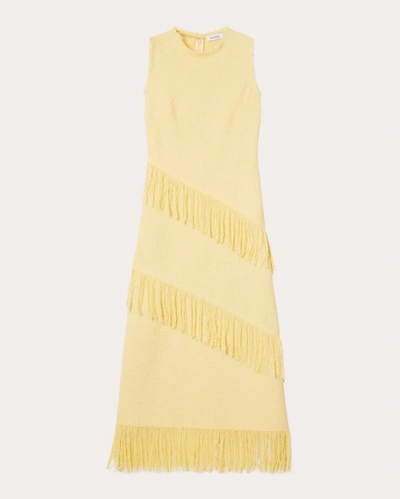 Shop Rodebjer Women's Akleja Midi Dress In Yellow