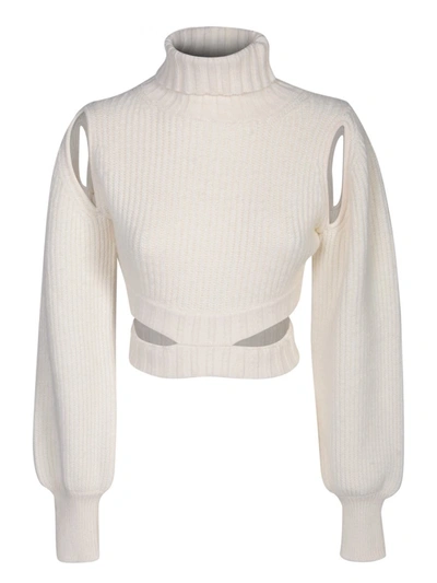 Shop Andreädamo Andreādamo Sweaters In White