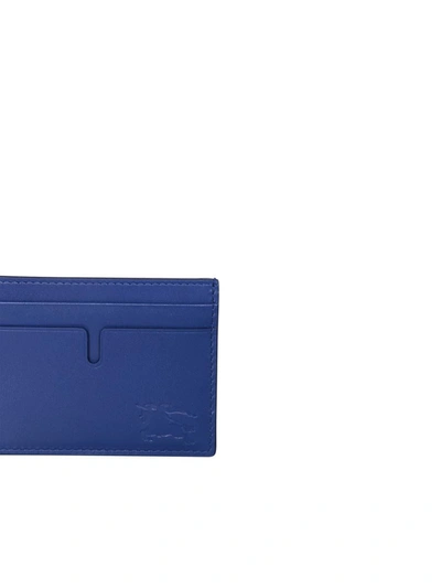 Shop Burberry Wallets In Blue