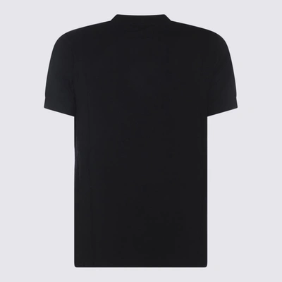 Shop Giorgio Armani Black Viscose T-shirt