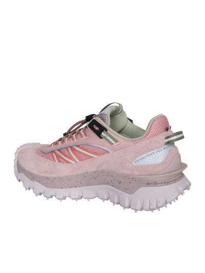 Shop Moncler Sneakers In Pink