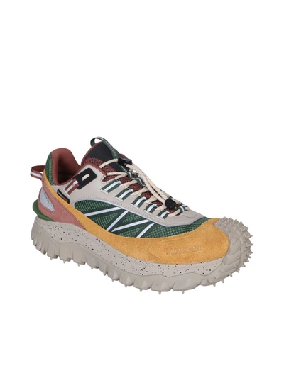 Shop Moncler Sneakers In Green