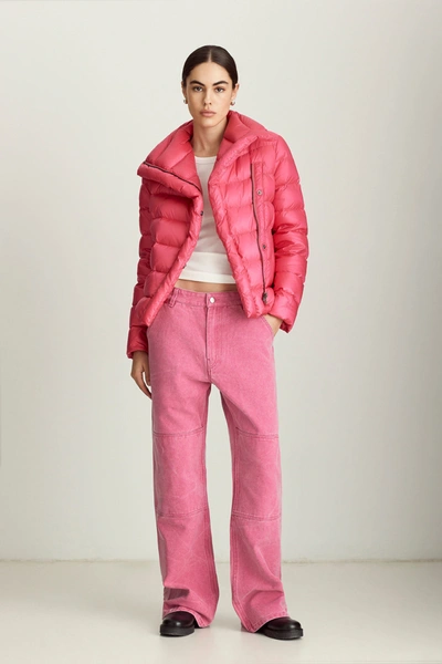 Dawn Levy Women's Arizona Down Puffer Jacket In Hot Pink