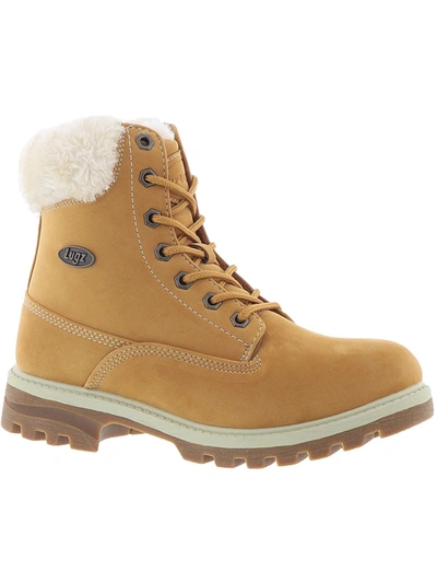 Shop Lugz Empire Hi Womens Faux Fur Cold Weather Winter Boots In Multi