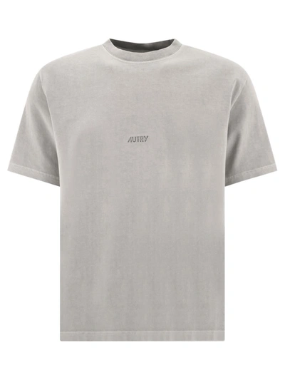 Shop Autry "" T-shirt In Grey