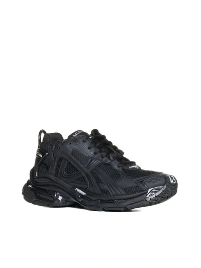 Shop Balenciaga Sneakers In Black Mat