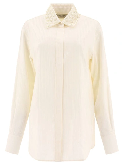 Shop Golden Goose "batilda" Shirt In White
