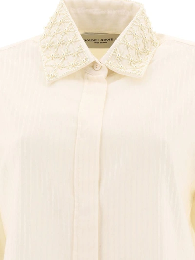 Shop Golden Goose "batilda" Shirt In White