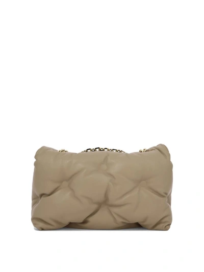 Shop Maison Margiela "glam Slam" Crossbody Bag In Beige