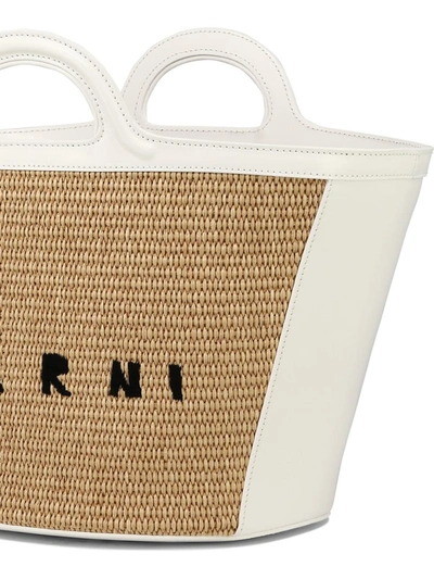 Shop Marni "small Tropicalia" Handbag In White