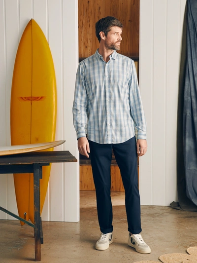 Shop Faherty Movement&trade; Shirt Classic Fit In High Rock Plaid