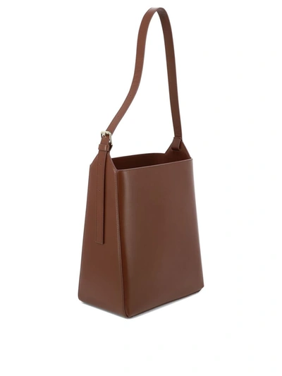 Shop Apc A.p.c. "virginie" Shoulder Bag In Brown