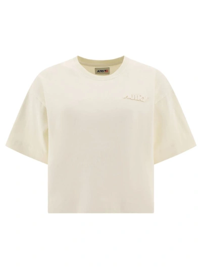 Shop Autry T-shirt With Logo In White