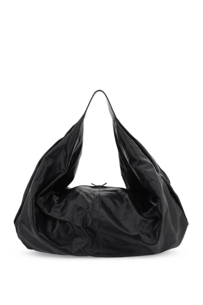 Shop Fear Of God Large Shell Shoulder Bag With Strap In Black