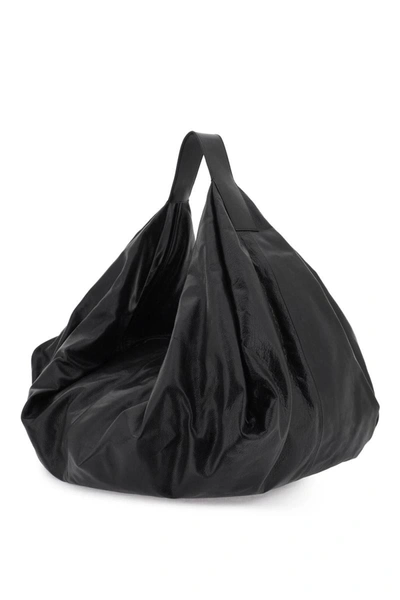 Shop Fear Of God Large Shell Shoulder Bag With Strap In Black
