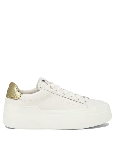 Shop Ferragamo "dahlia" Sneakers In White