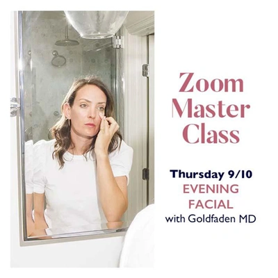 Credo Master Class 9/10: Evening Facial With Goldfaden M.d. (samples Included)