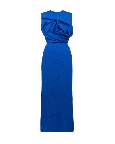 Shop Edeline Lee Aphrodite Dress In Blue