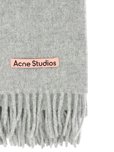Shop Acne Studios "" Scarf In Grey
