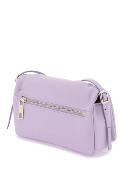 Shop Roger Vivier Viv' Choc Mini Crossbody Bag In Purple
