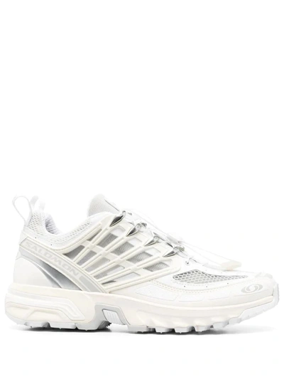 Shop Salomon Sneakers In White/vanilla Ice/lunar Rock