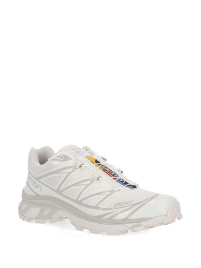 Shop Salomon Sneakers In White/white/lunar Rock