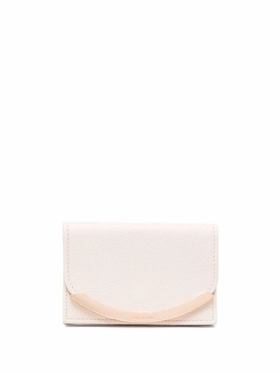 Shop See By Chloé Wallets In Cement Beige