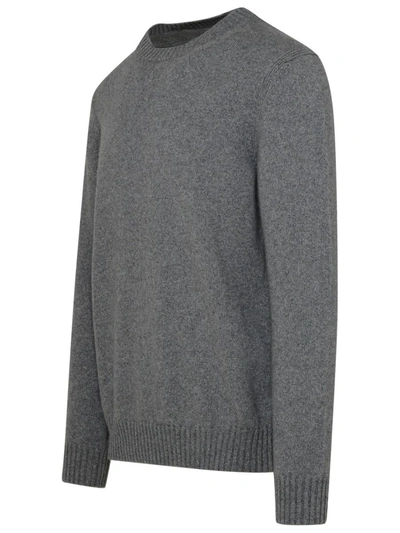 Shop Settefili Grey Cashmere Blend Sweater