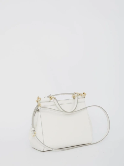 Shop Dolce & Gabbana Small Sicily Bag In White