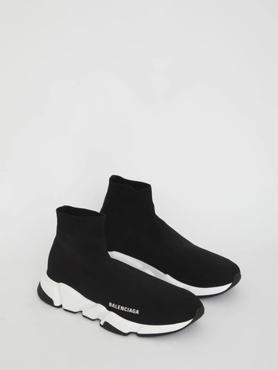 Shop Balenciaga Speed Sneakers In Black