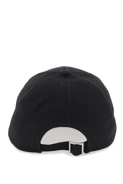 Shop Stella Mccartney Embroidered Baseball Cap In Black