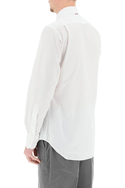Shop Thom Browne Classic Poplin Shirt In White