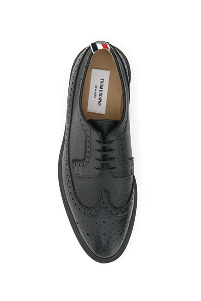 Shop Thom Browne Longwing Brogue Lace-up Shoes In Black
