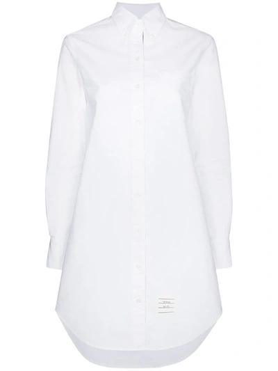 Shop Thom Browne Shirts In White